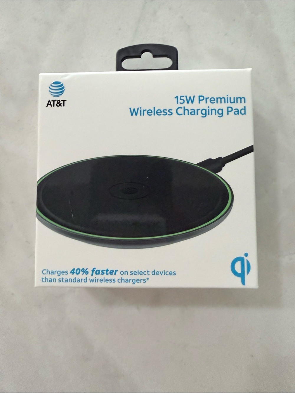 AT&T 15W Premium Wireless Charging Pad - Black